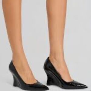 Retrofete Julianna Black Leather Pump